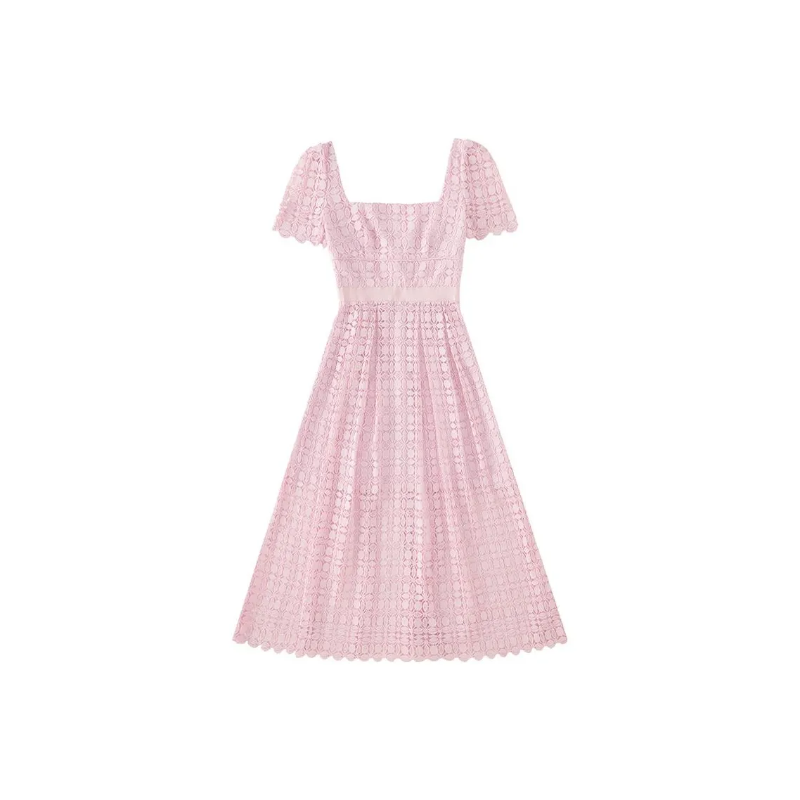 Self portrait Short Sleeved Dress Women's Pink