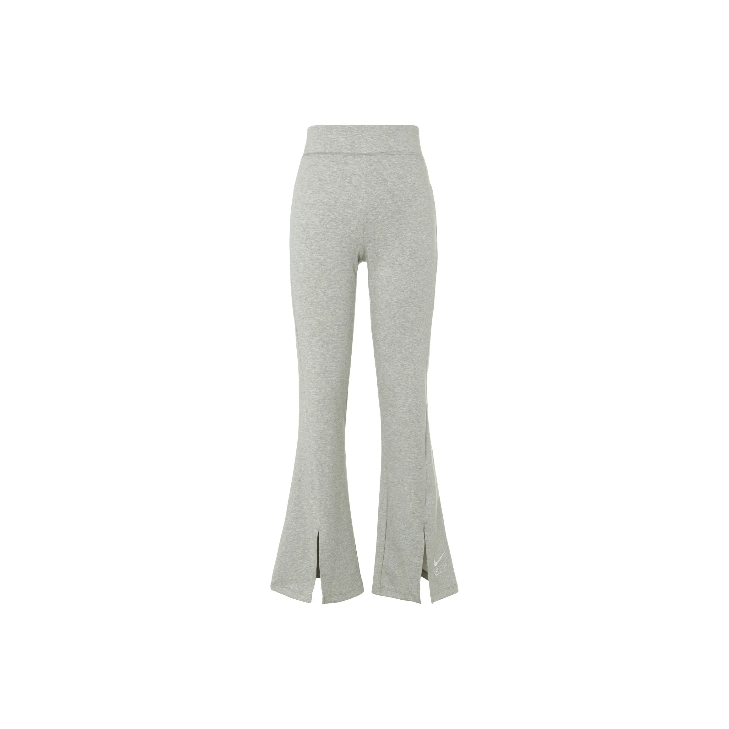 Nike Air Women's High Waisted Fitted Flare Pants Gray