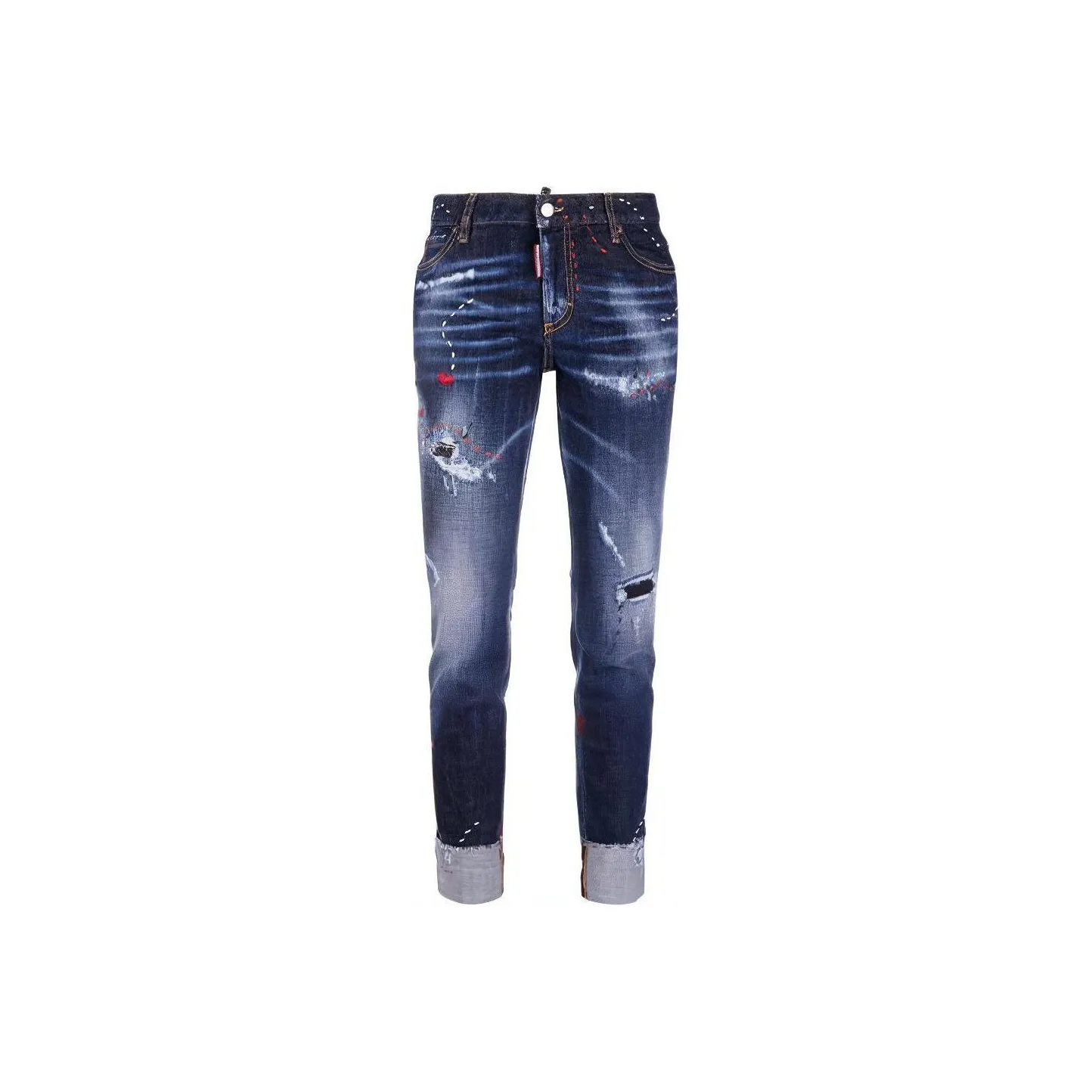 DSQUARED 2 Distressed Skinny Fit Jeans