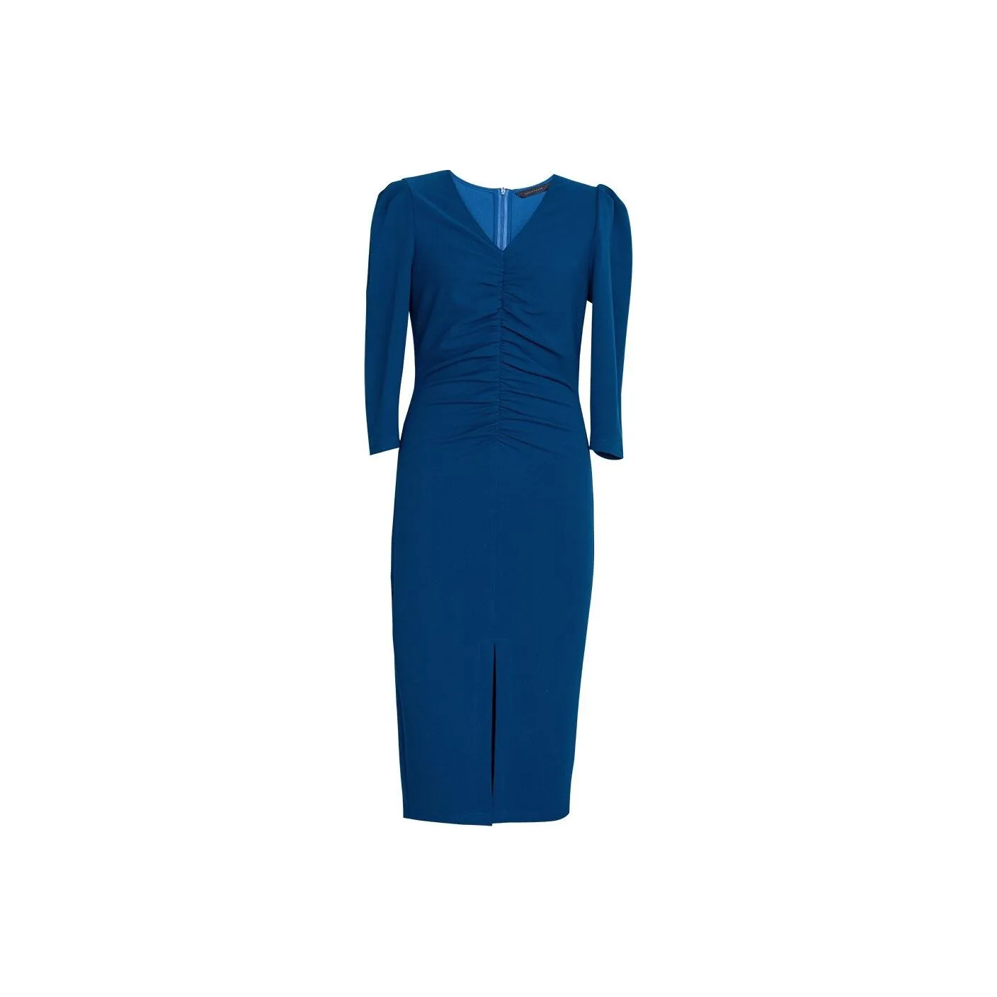 ROEYSHOUSE Short Sleeved Dress Women's Peacock Blue