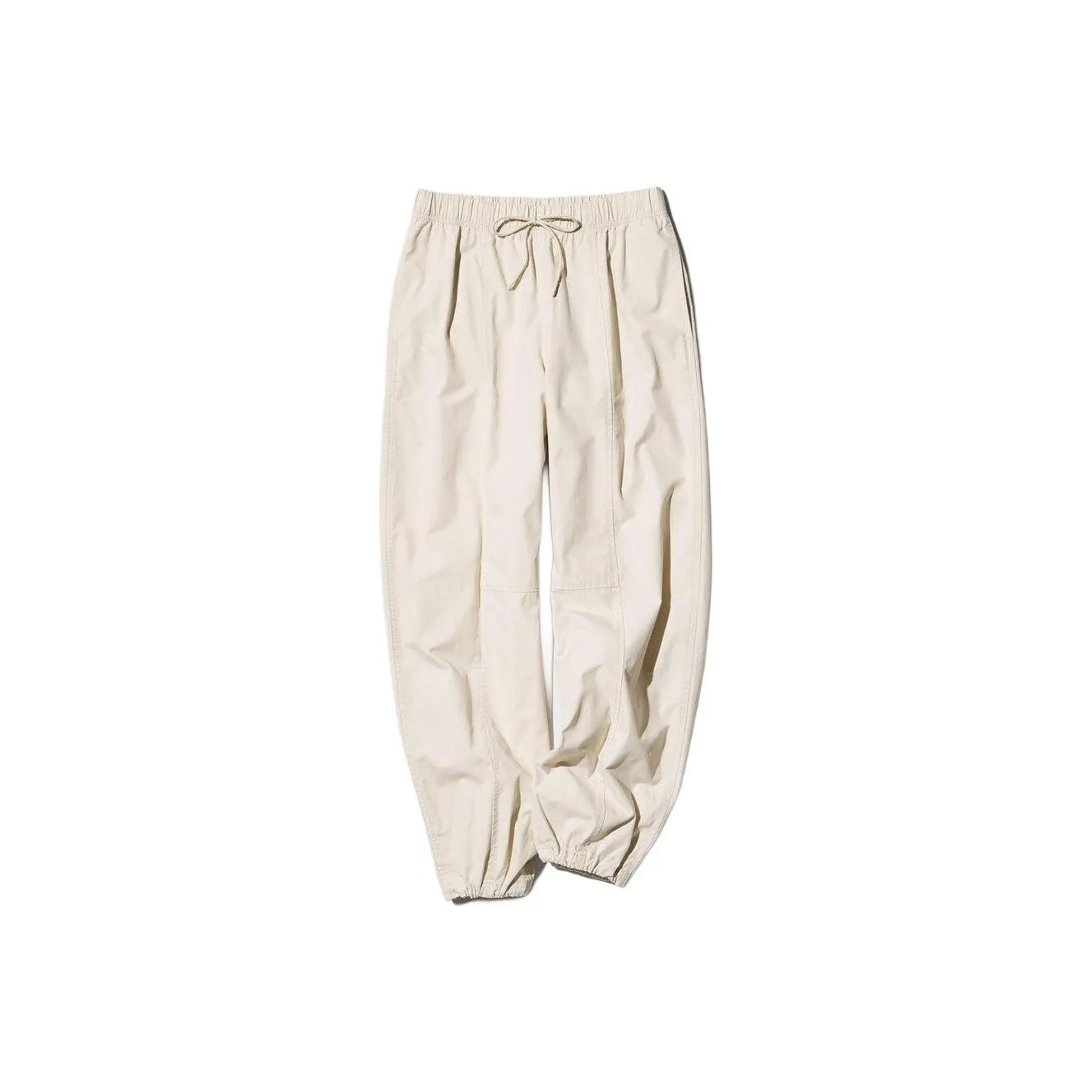 UNIQLO Повседневные брюки Женские Светлый Бежевый