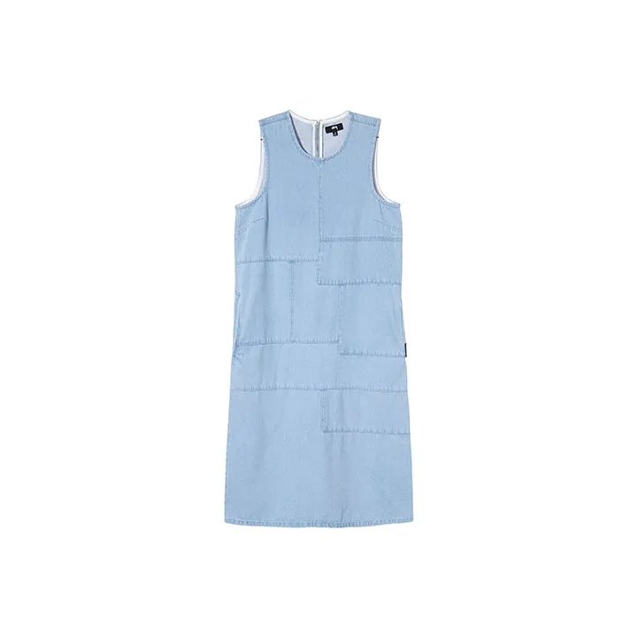 Stussy Sleeveless Dresses Women's Blue