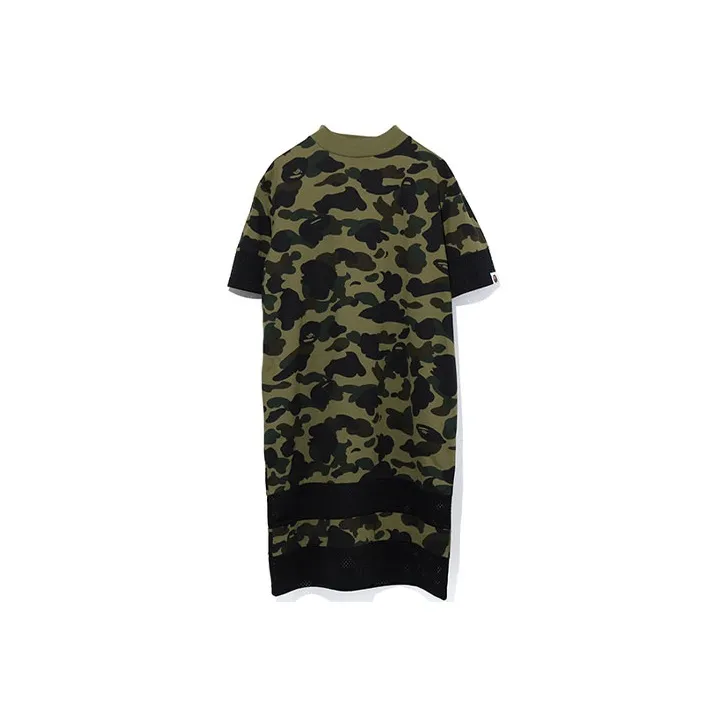 A BATHING APE Bape Женские Короткие Платья с Рукавами