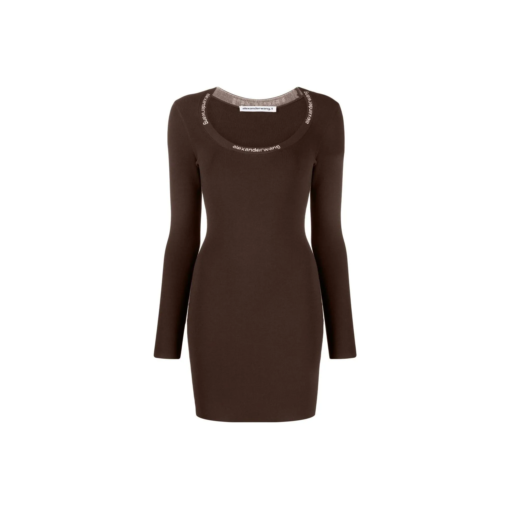 Alexander Wang Long Sleeved Dresses Women's Brown