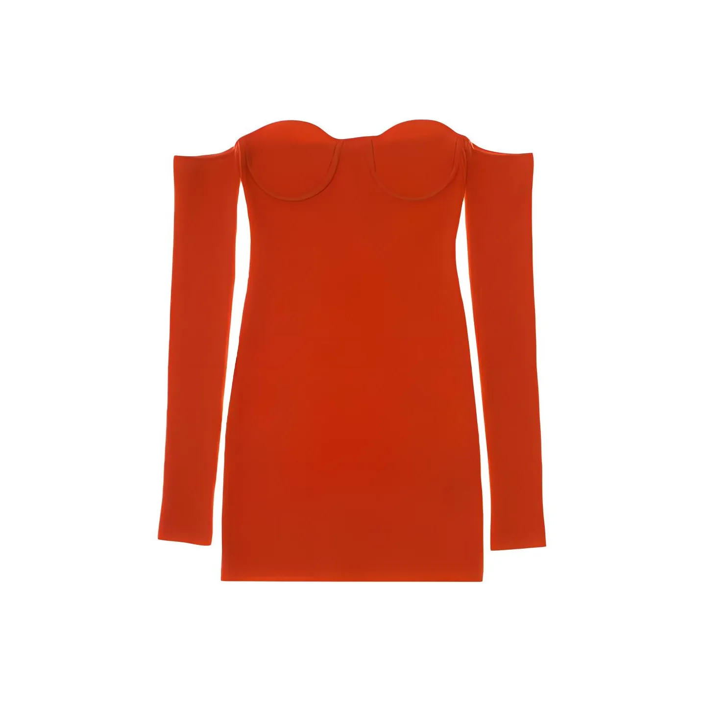 Helmut Lang Contour Long-Sleeved Mini Dress