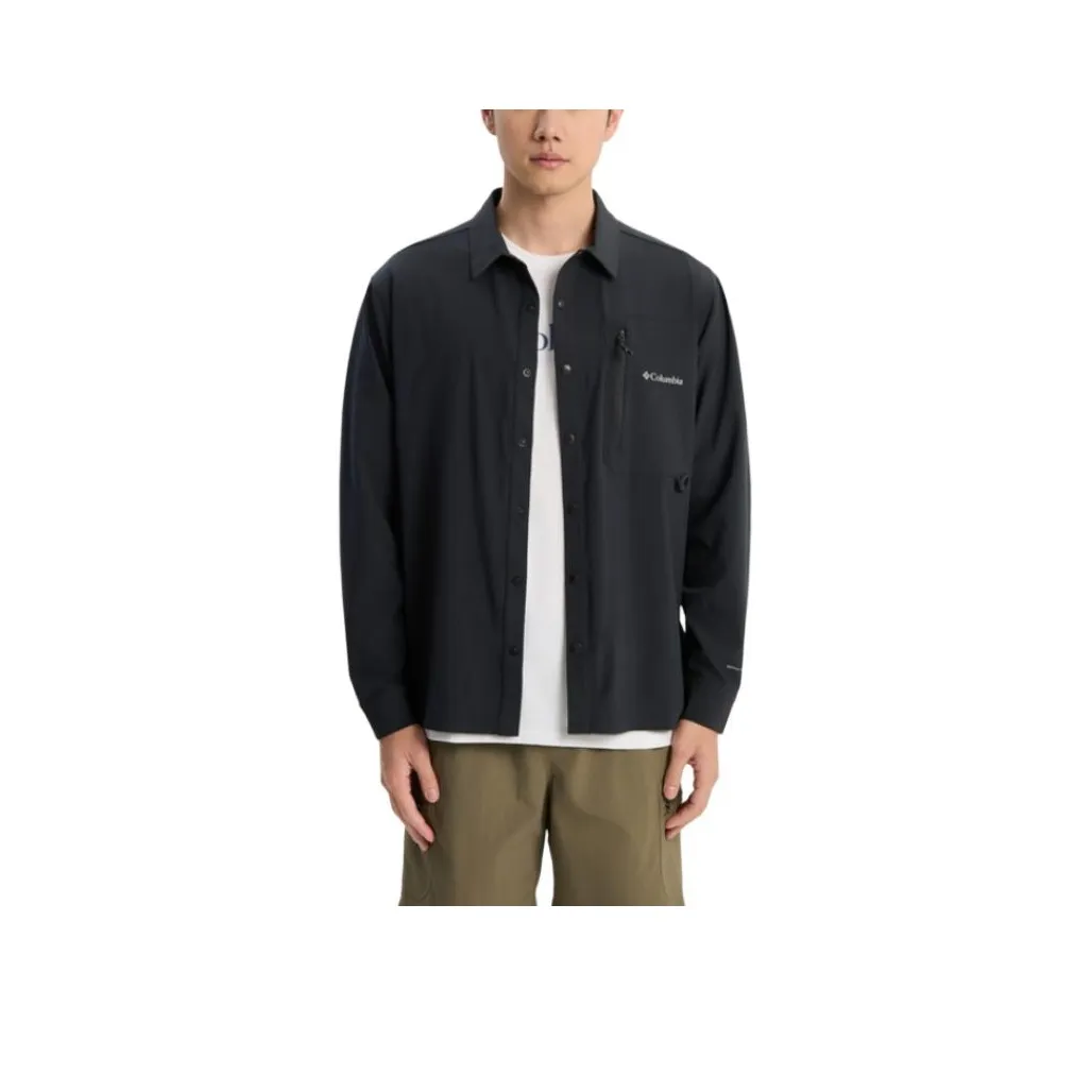 Columbia совместный бренд Transit SS25 Рубашка Мужская Черная