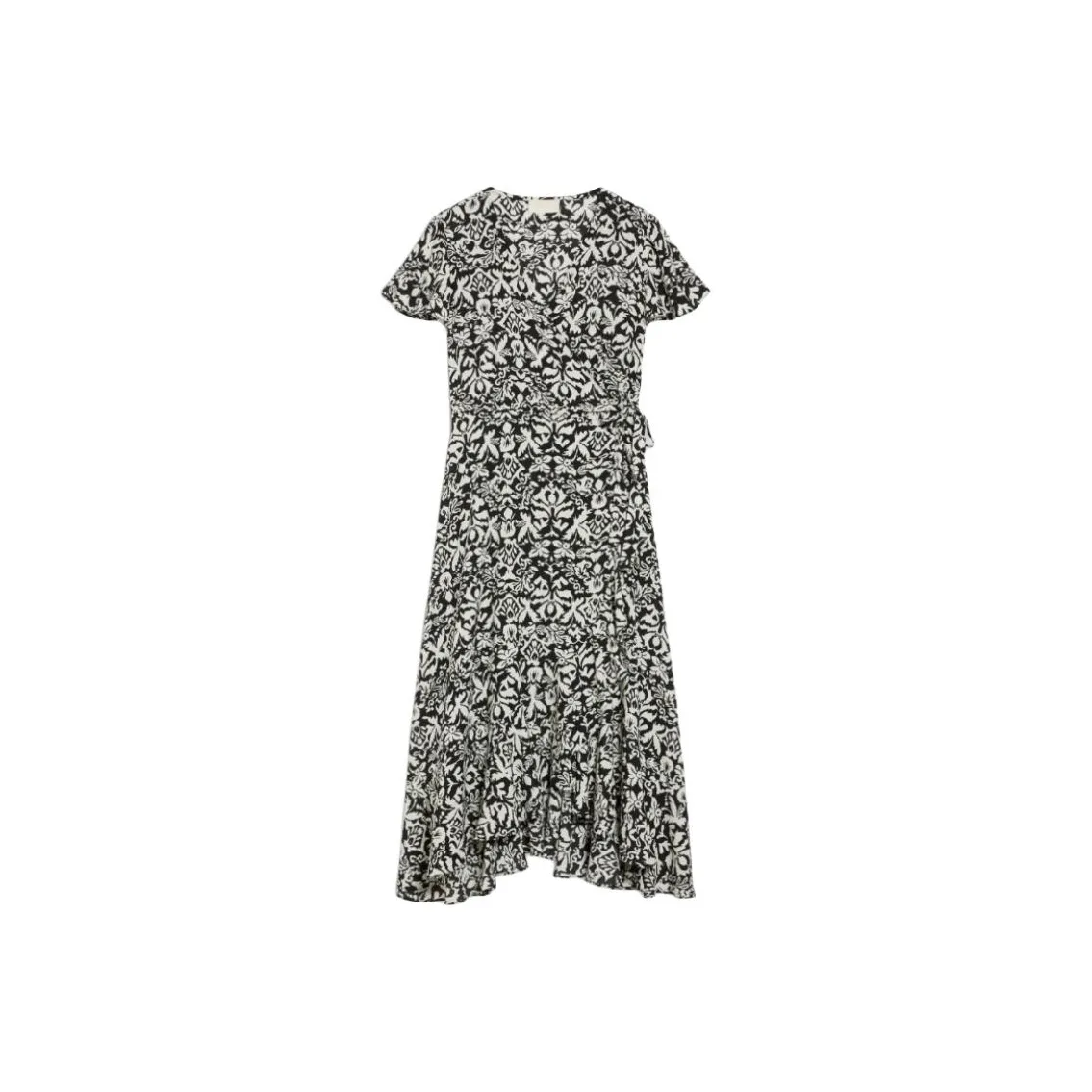 I BLUES FW24 Short Sleeved Dress Women's Black