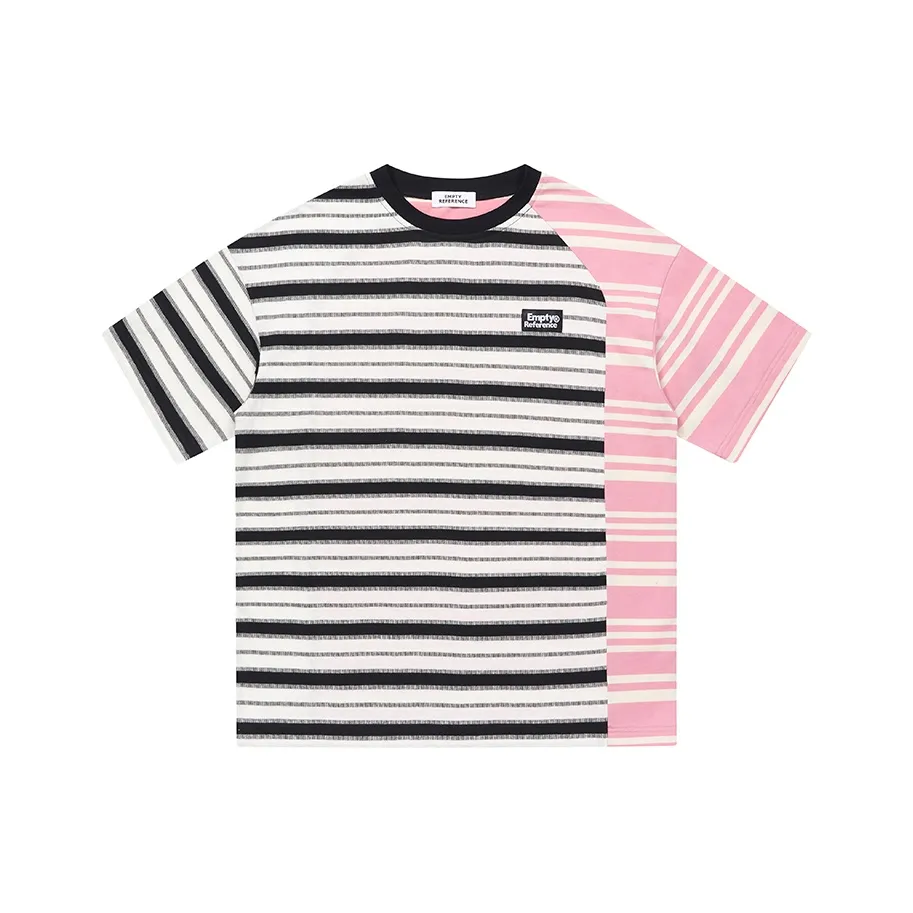 EMPTY REFERENCE Черный и розовый Унисекс Футболки