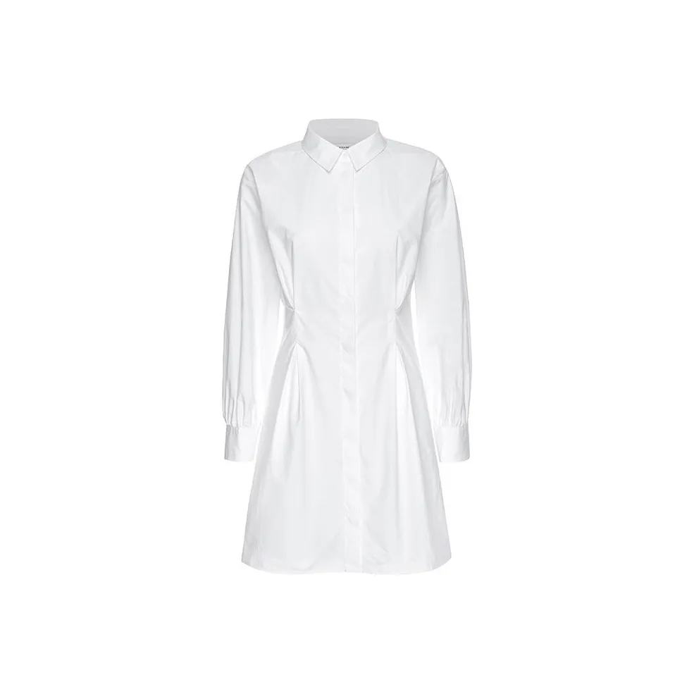 FRAME SS24 Long Sleeved Dress Women's White