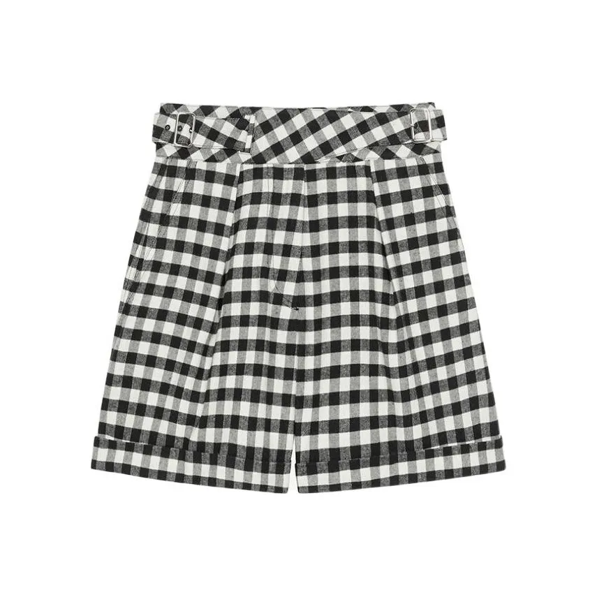 KENZO Casual Shorts Women's Black White