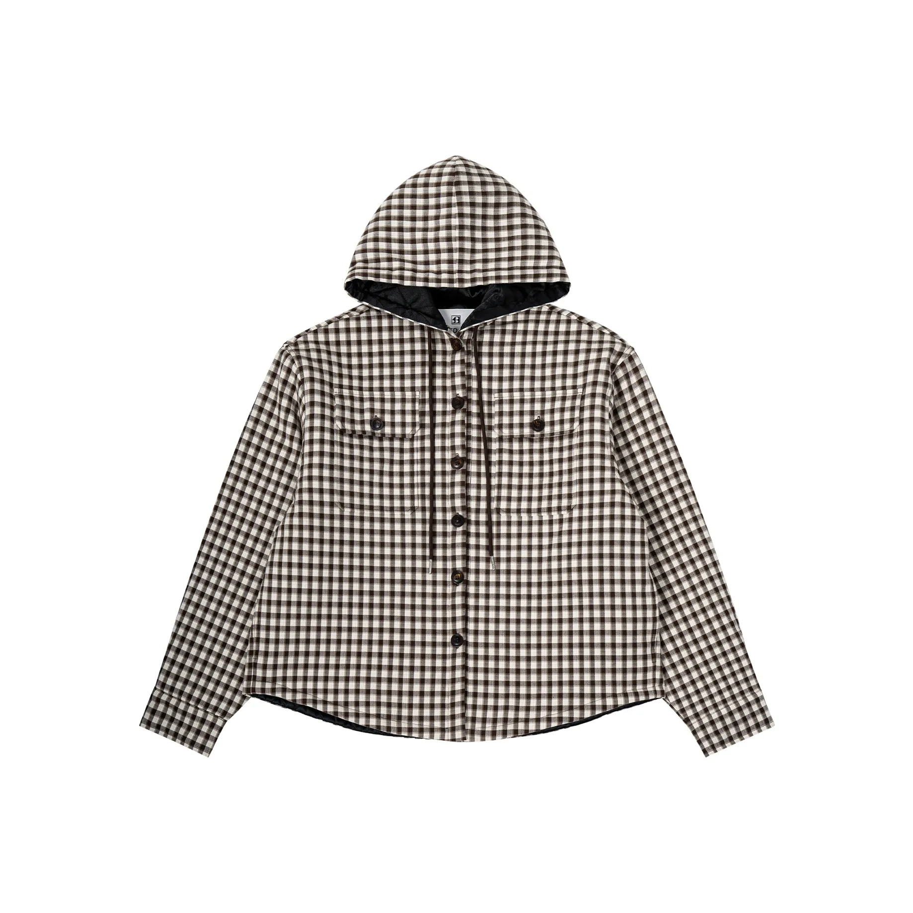 CALLED BACK Хлопковый пуховик женский хаки