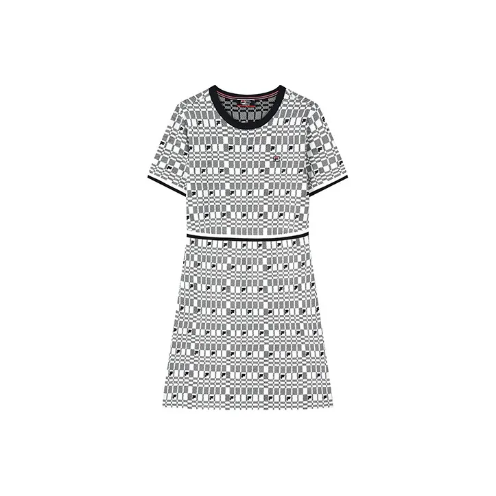 FILA Короткий рукав Платье Женское Легенда Синий