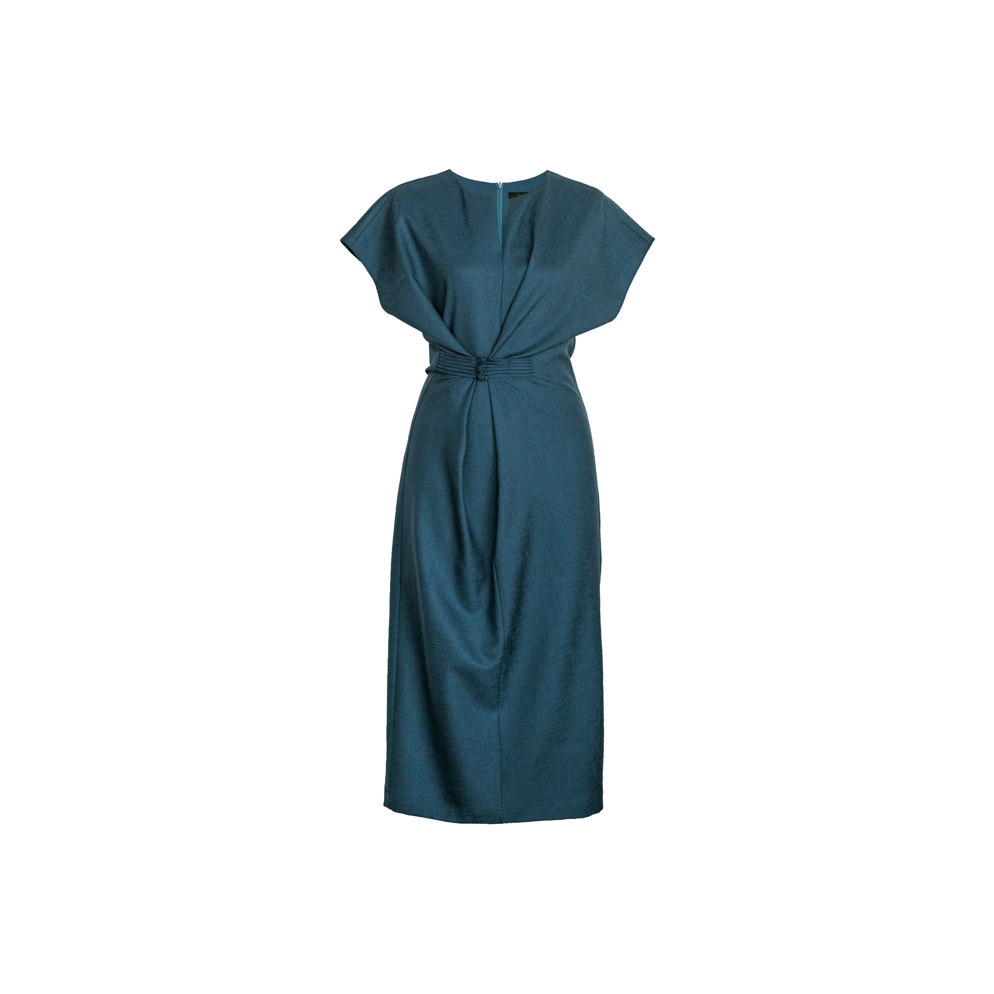 ROEYSHOUSE Short Sleeved Dresses Women's Peacock Blue