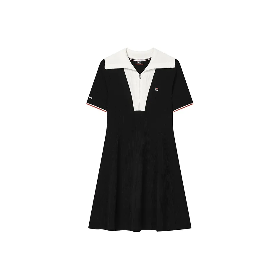FILA Short Sleeved Dresses Women's Jet Black