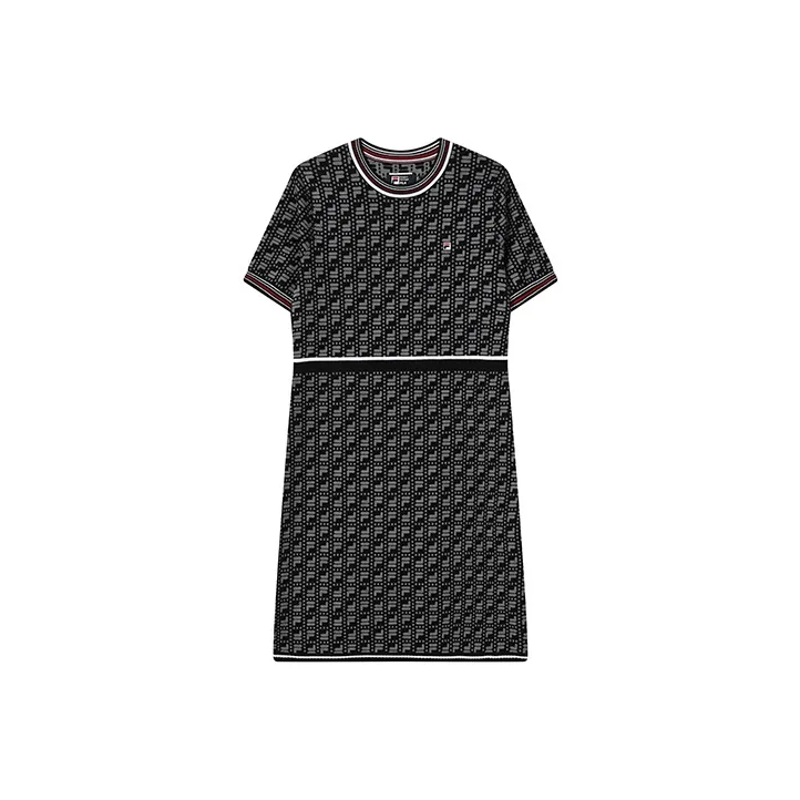 FILA Short Sleeved Dresses Women's Jet Black