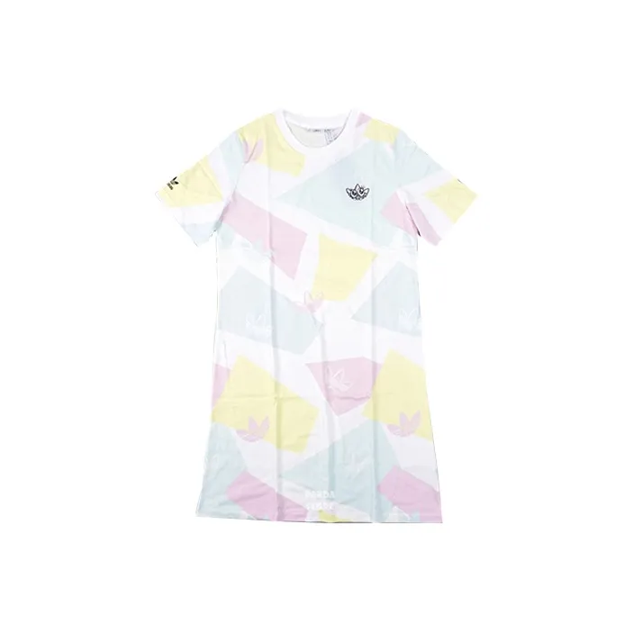 Adidas Originals Short Sleeved Dresses Women's Multicolor