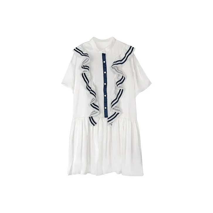 Leather Cat Платье Женское Белое