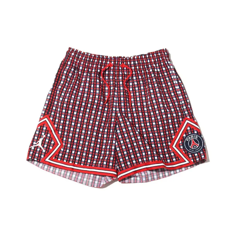 JORDAN Red Women's Casual Shorts Джордан Красный Женские Повседневные Шорты