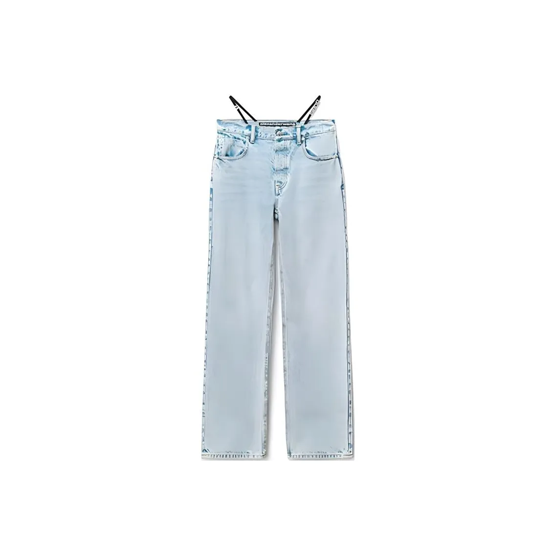 Alexander Wang Denim Trousers Women's Light Blue