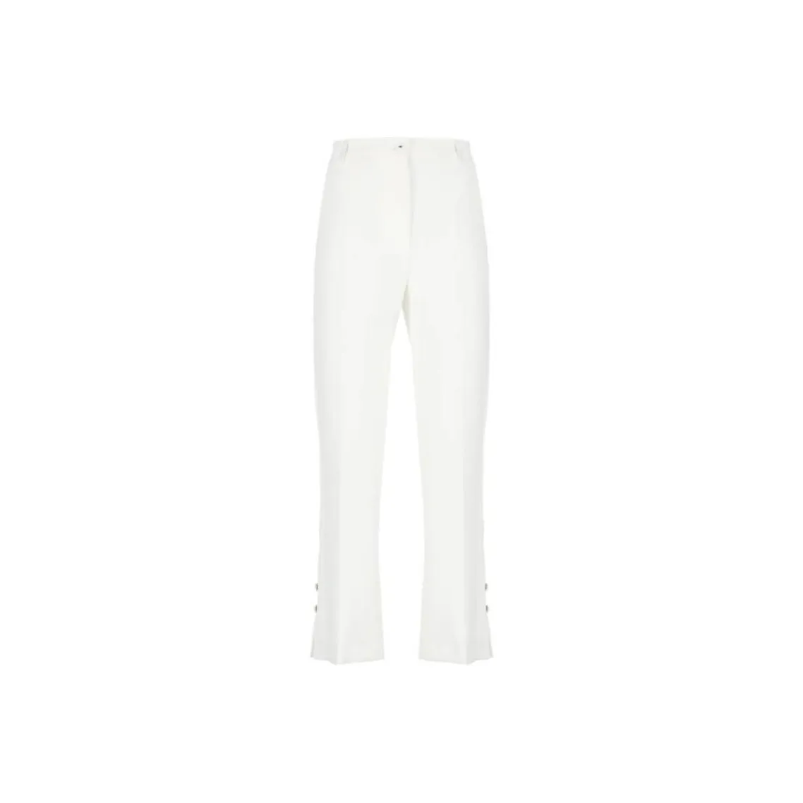 Elisabetta Franchi Satin Banded Crepe Tuxedo Trousers