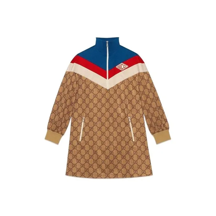 GUCCI Long-Sleeved Dresses Women's Brown