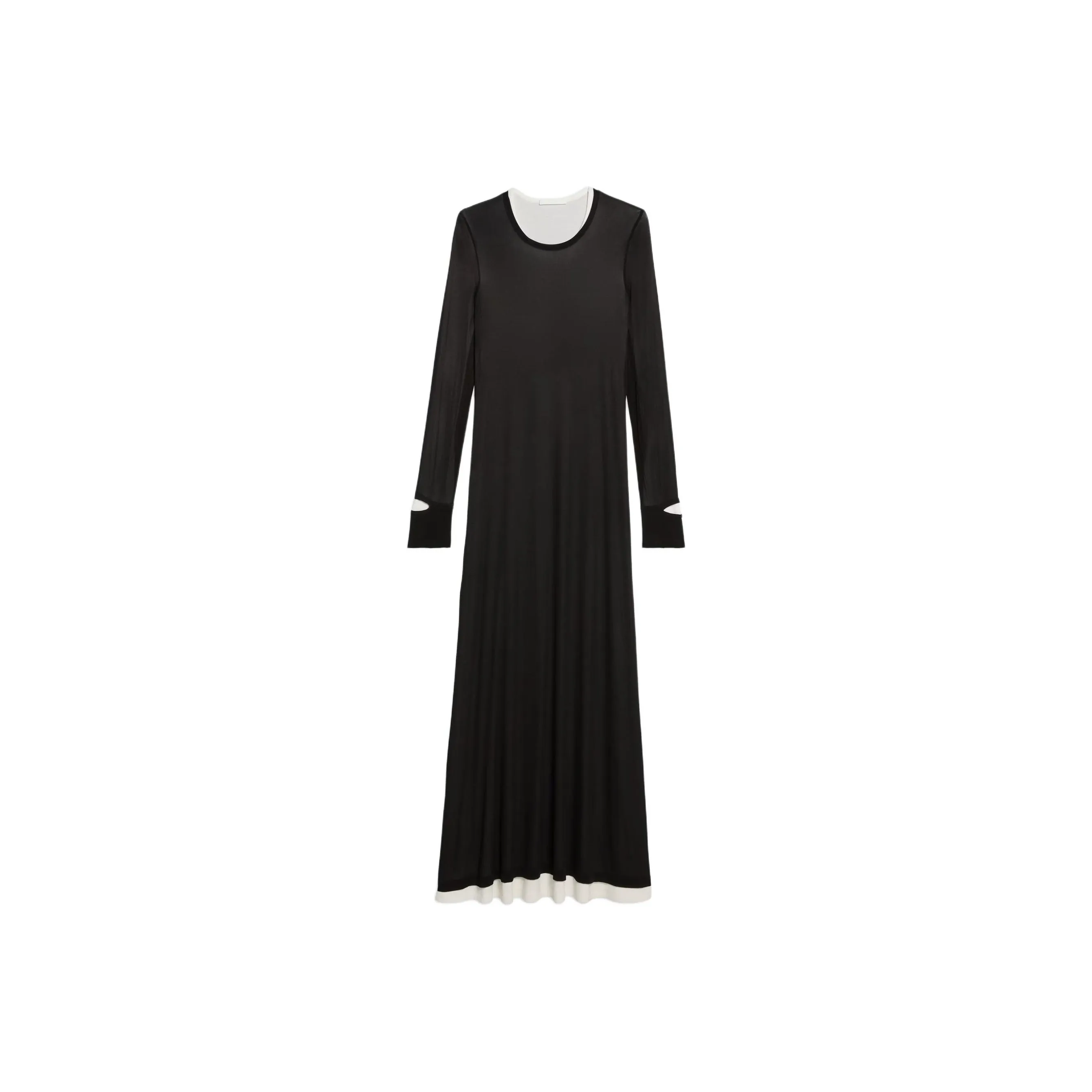 Helmut Lang Double Layer Long Sleeved Dress