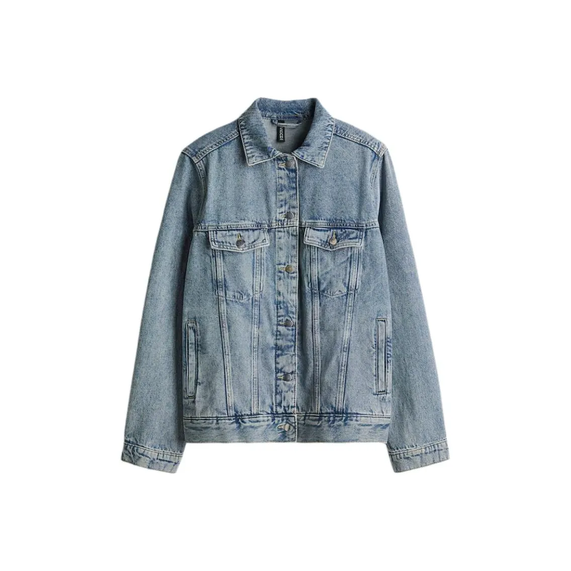 H&M Синие Женские Джинсовые Куртки