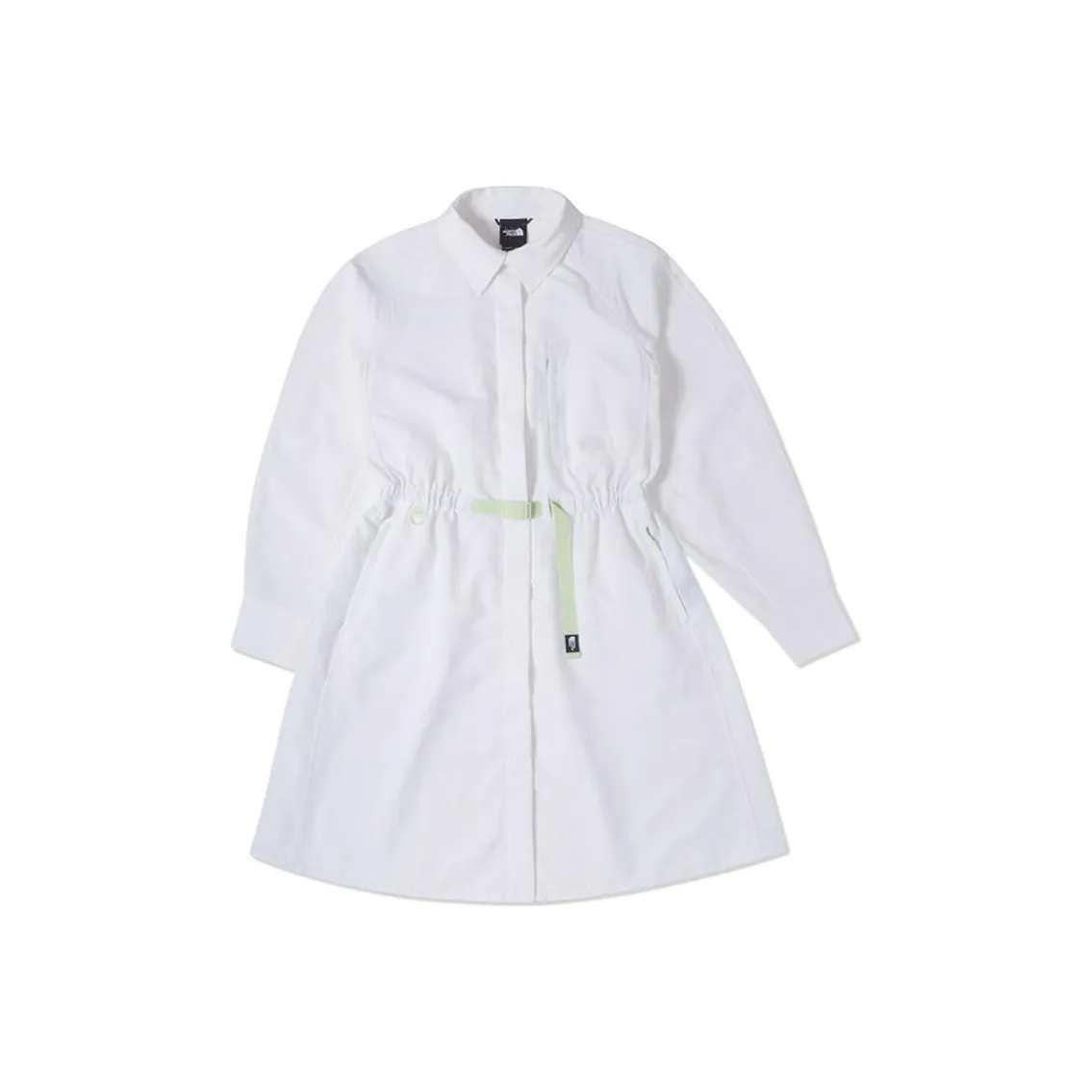 THE NORTH FACE Длинное платье с длинным рукавом женское белое