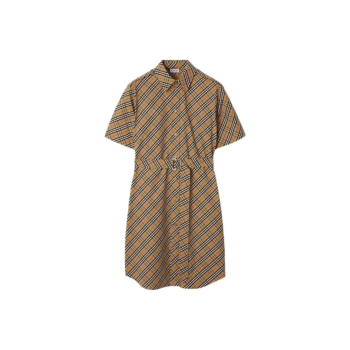 Burberry Checked Cotton Dress