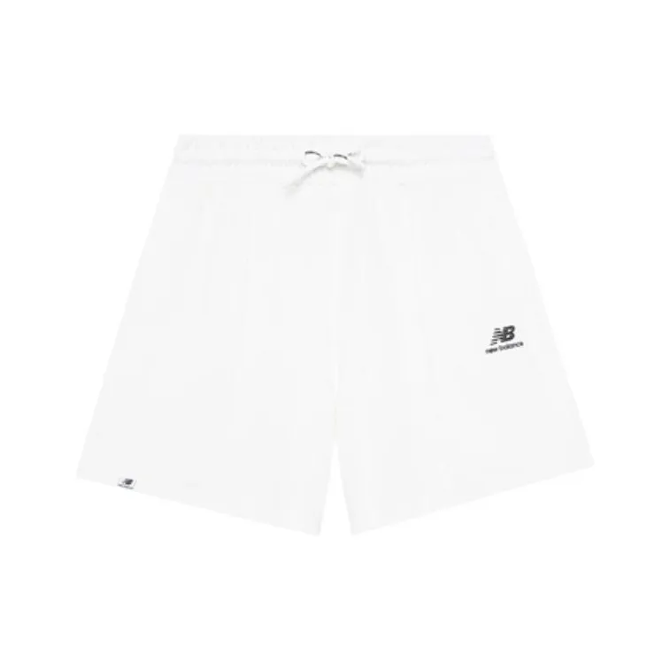 New Balance совместные повседневные шорты Женские Белые