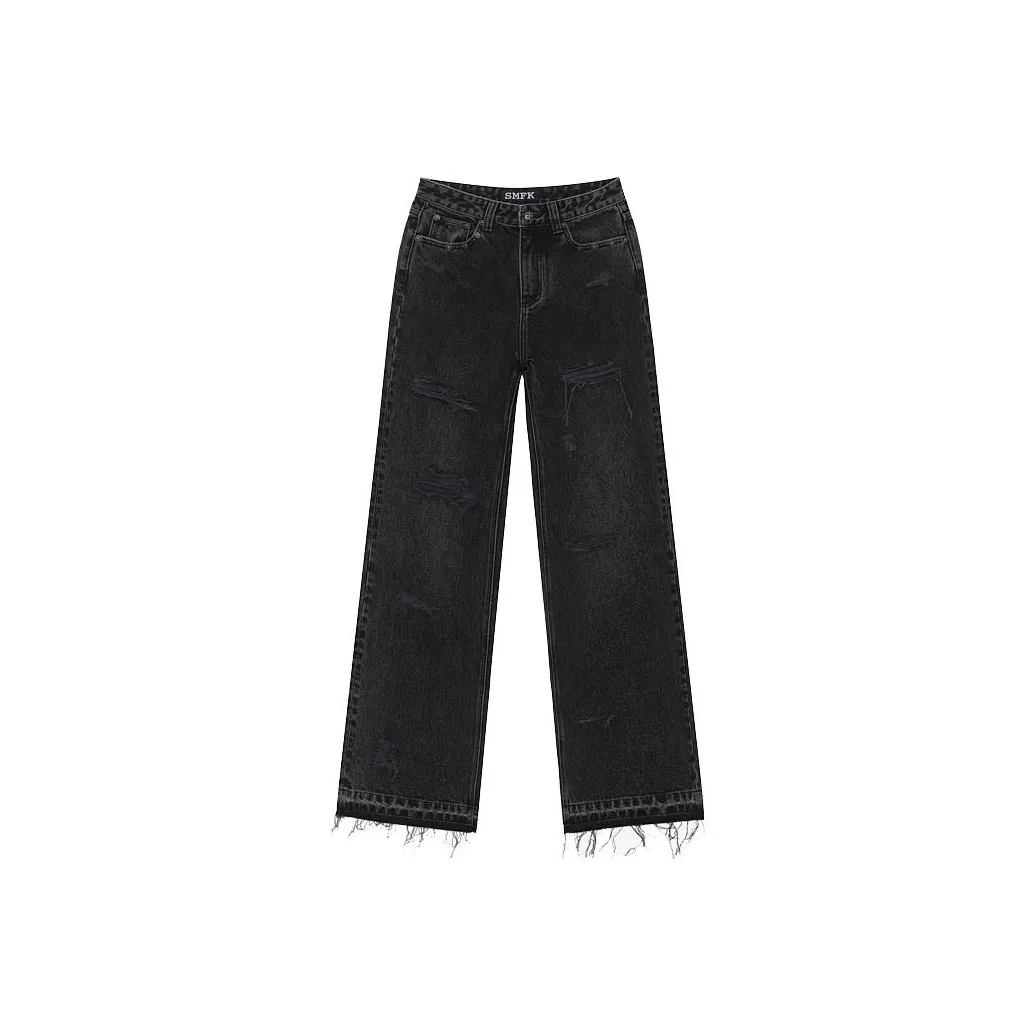 SMFK Деним черный Женские джинсы