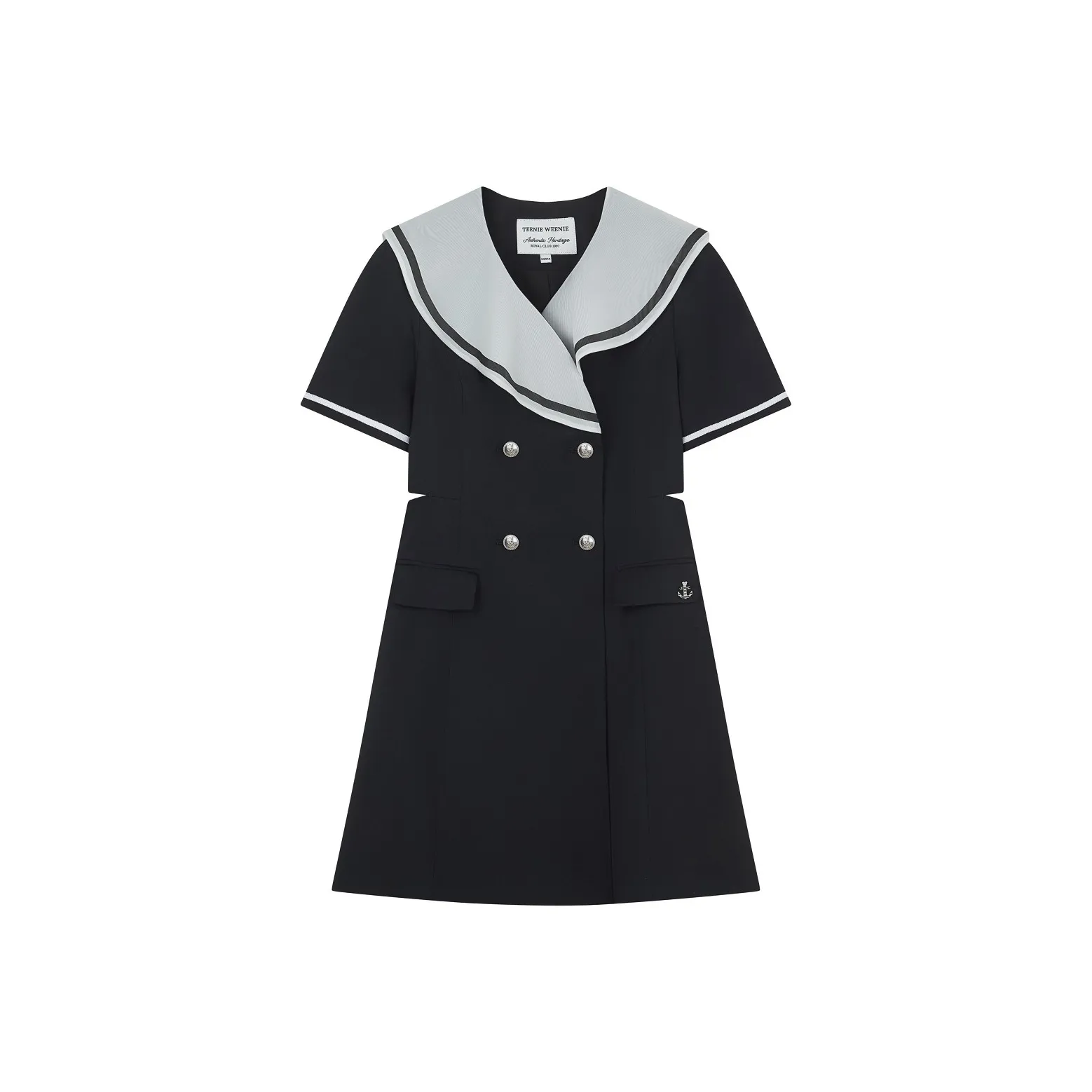 Teenie Weenie Short Sleeved Dresses Women's Black