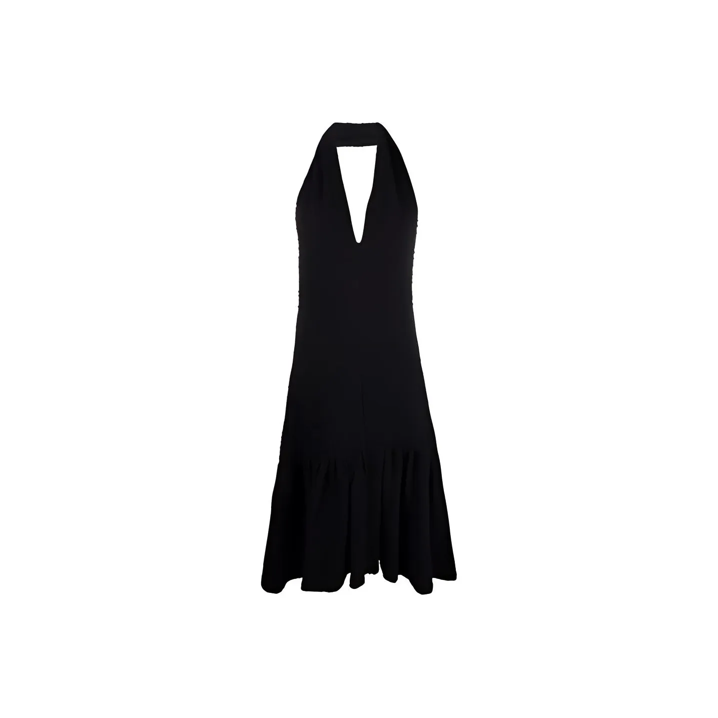 MSGM Textured Midi Halterneck Dress