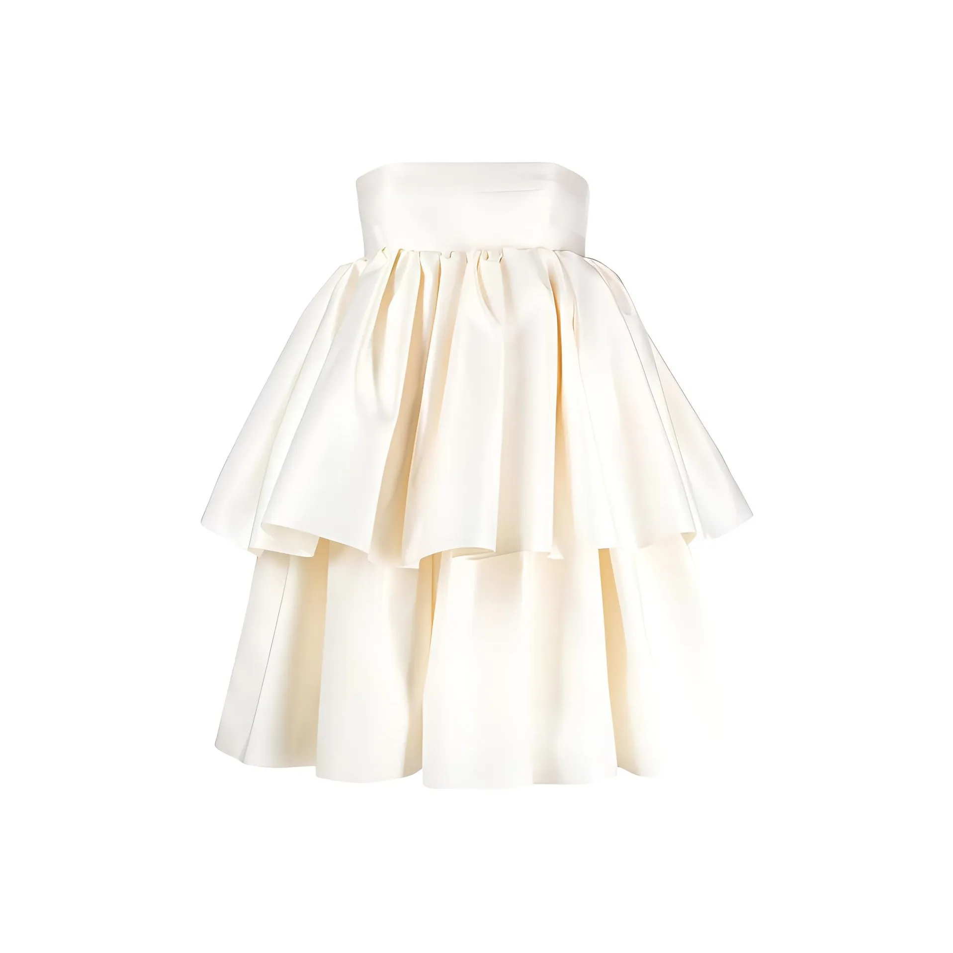 Rotate Birger Christensen Tiered Strapless Minidress