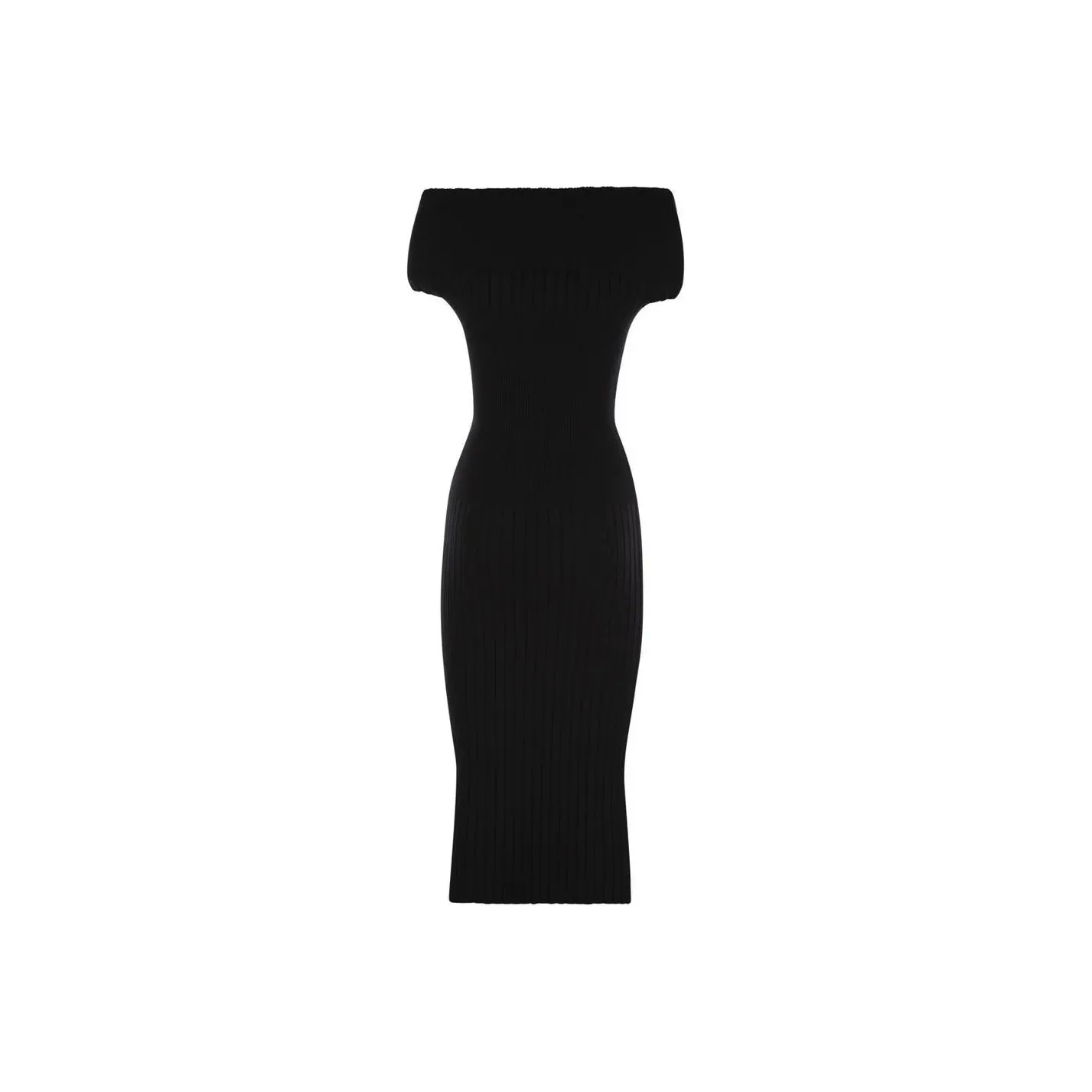 SportMax Off Shoulder Midi Dress