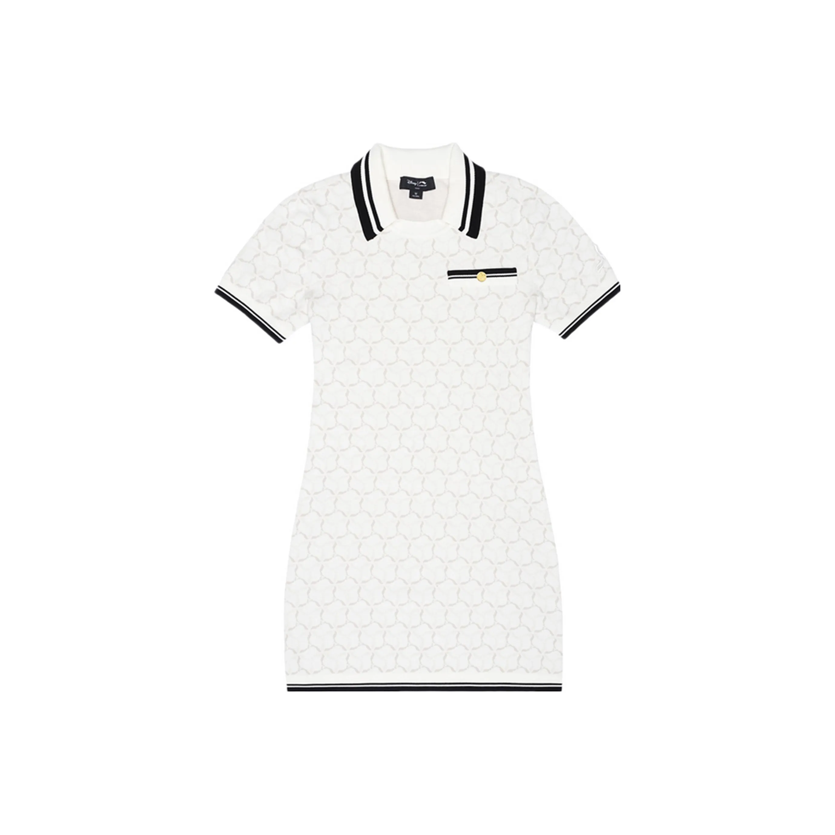 LI NING 1990 LI NING 1990 SS23 Свет Античный Желтый Женские Короткие Платья с Рукавами