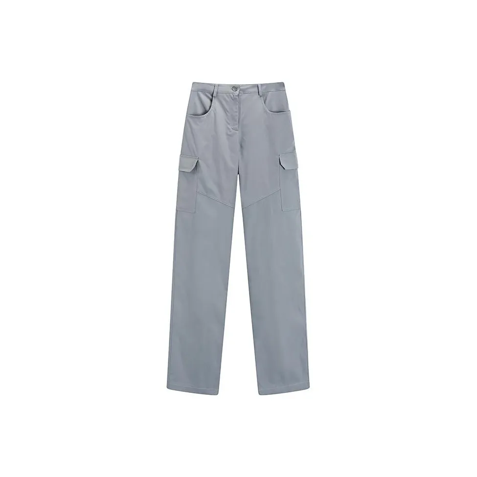 ETSE Cargo Pants Women's Light Gray