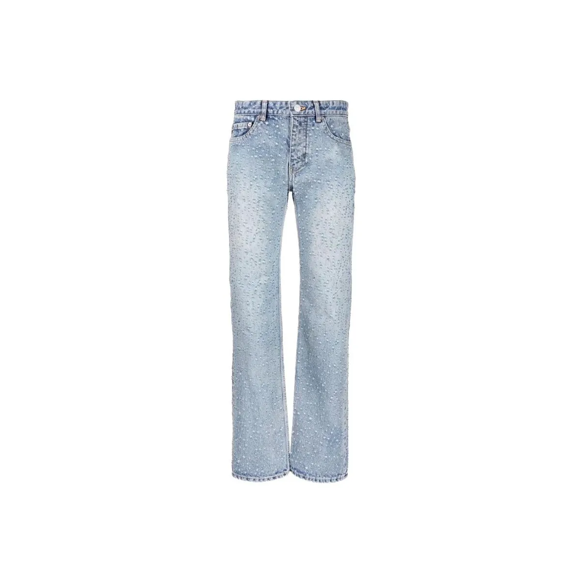 Balenciaga SS22 Jeans Regular Fit Women's Blue