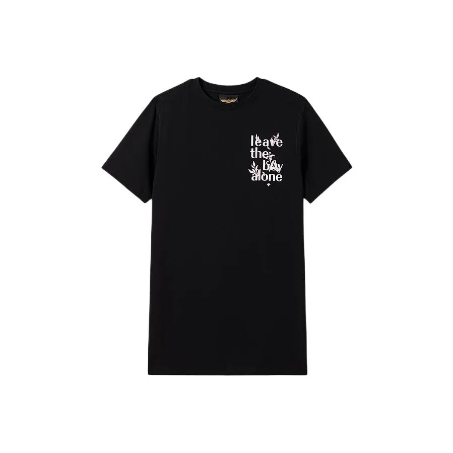 Boy London Короткий рукав Платье Женское Черное