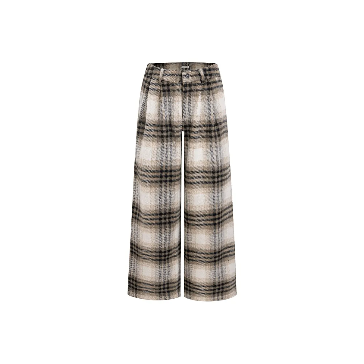 Ariseism Woolen Casual Pants For Women's-Spring Long Pants Women's