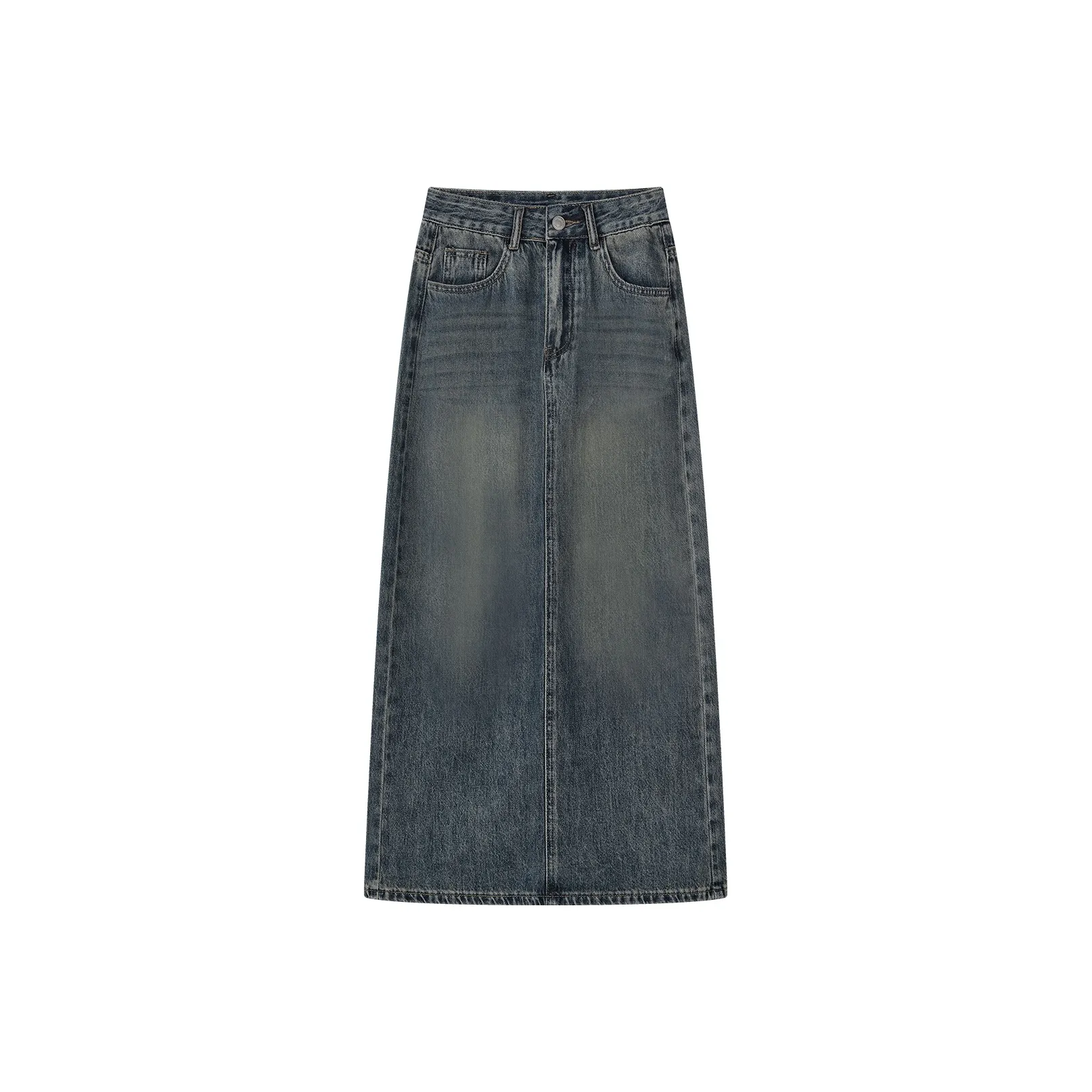 THE SEA LIFE Деним Длинный Юбка Женские Джинсовый синий