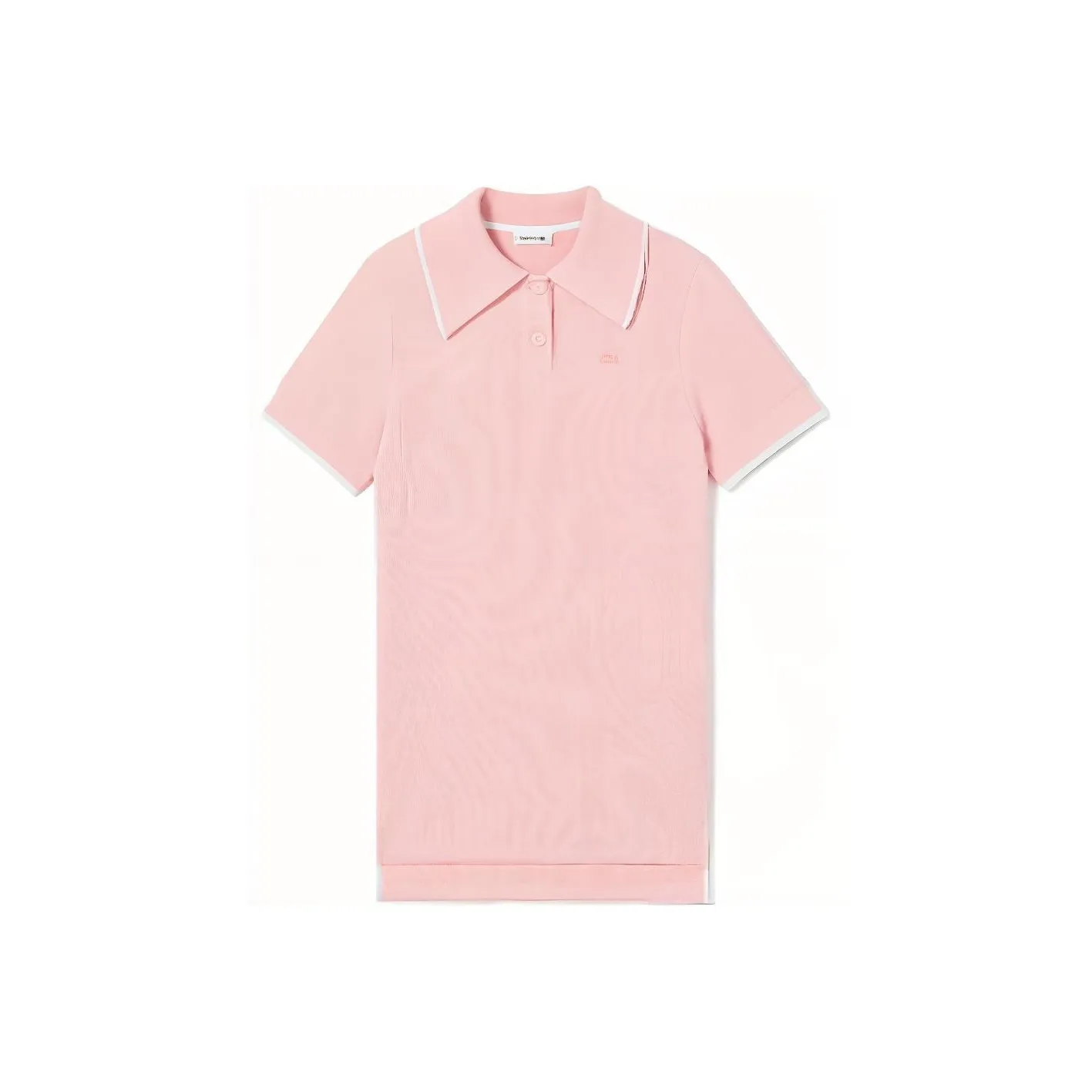 LACOSTE Short Sleeved Dress Women's Rose Pink
