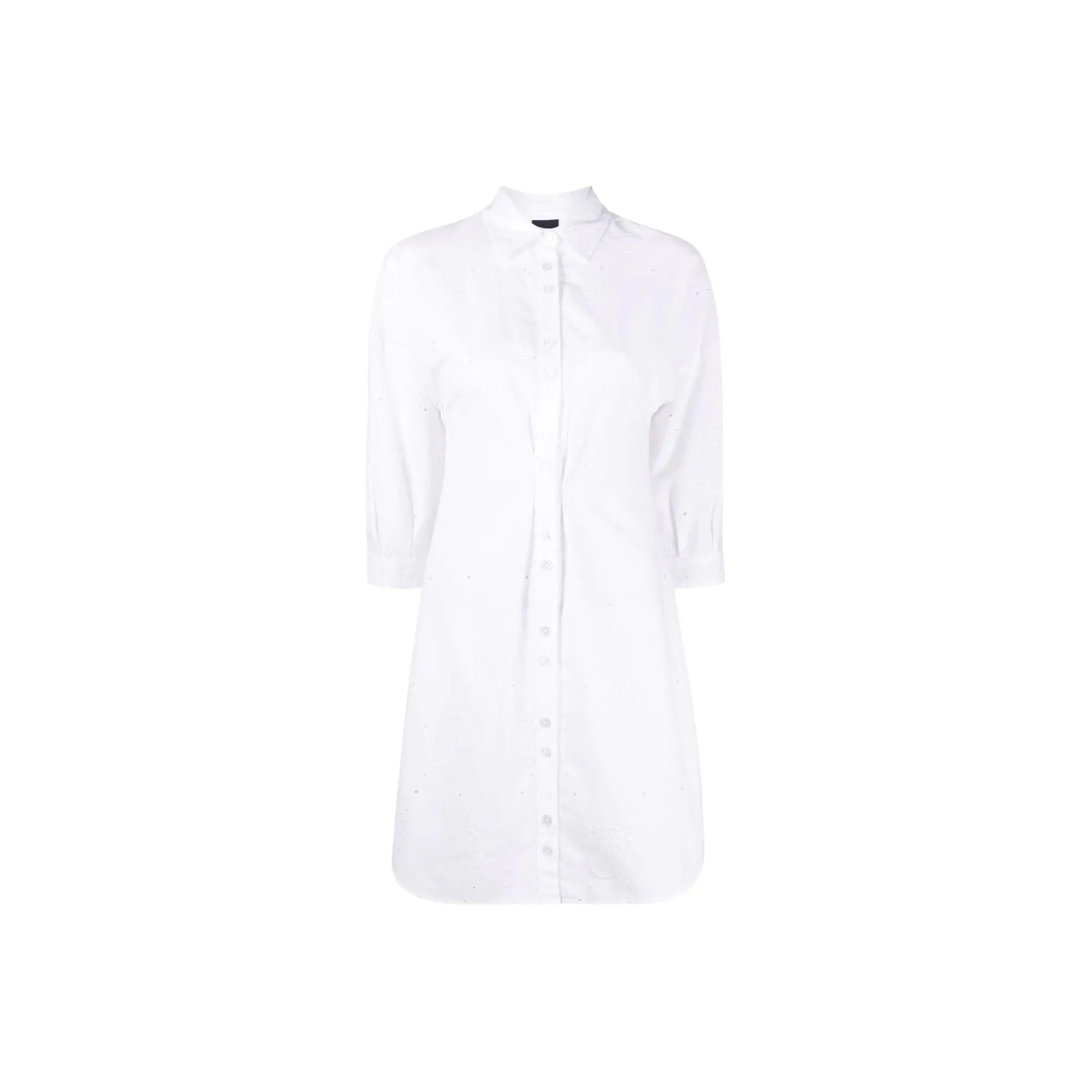 PINKO SS22 Длинное Платье с Длинными Рукавами Женское Белое