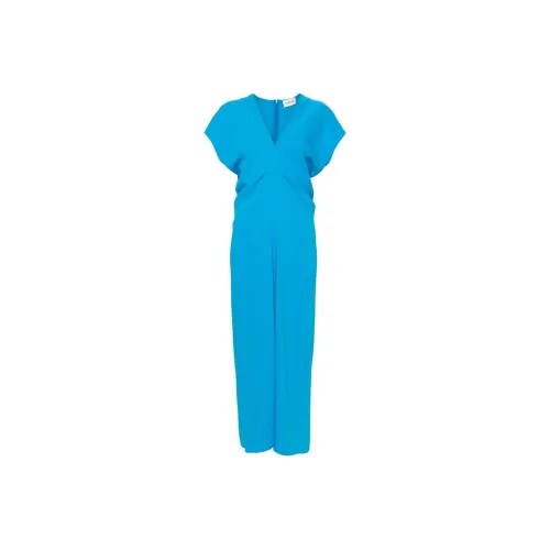PAROSH Blue Женские Короткие Платья с Рукавами