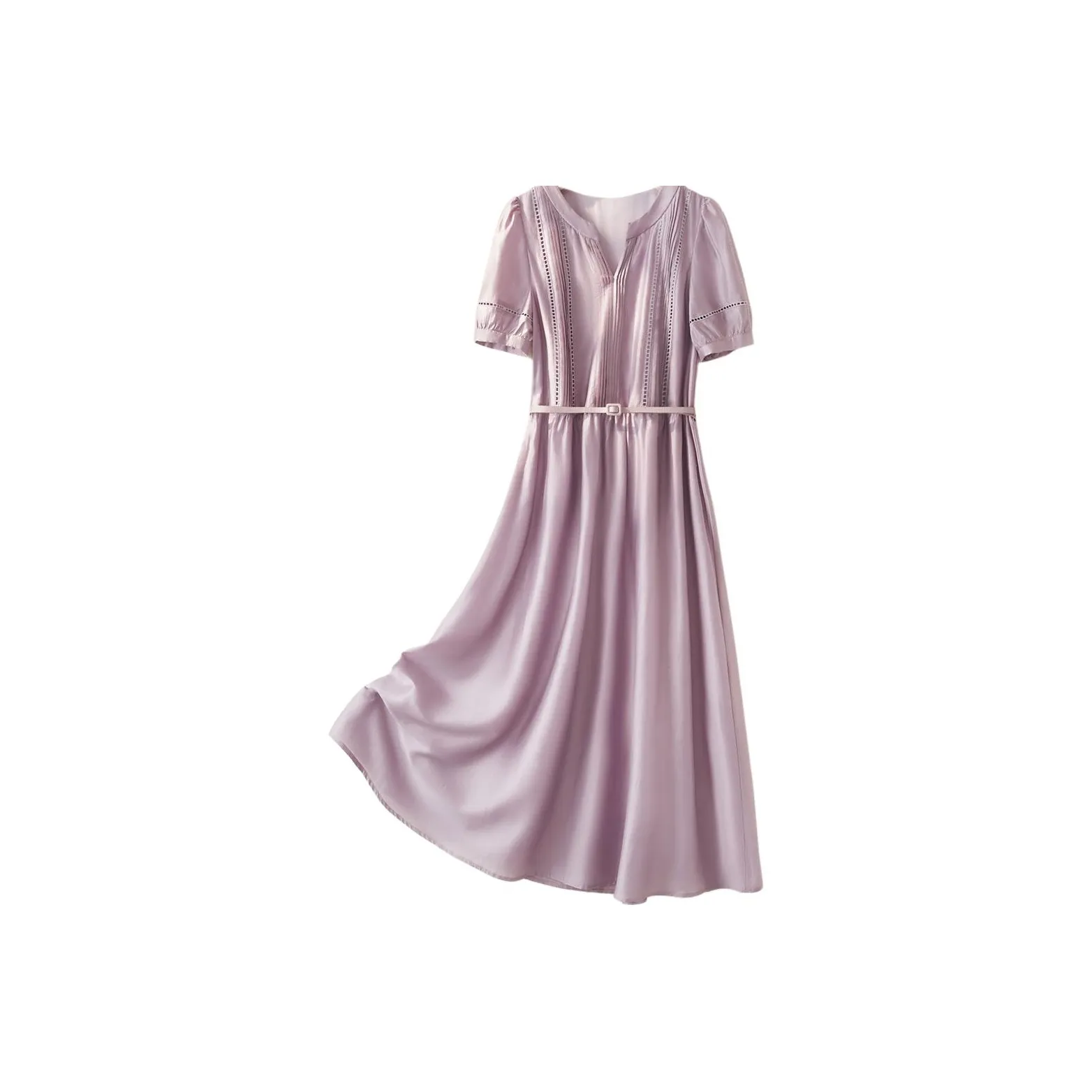 IHIMI Короткое платье с короткими рукавами женское гиацинтово-фиолетовый