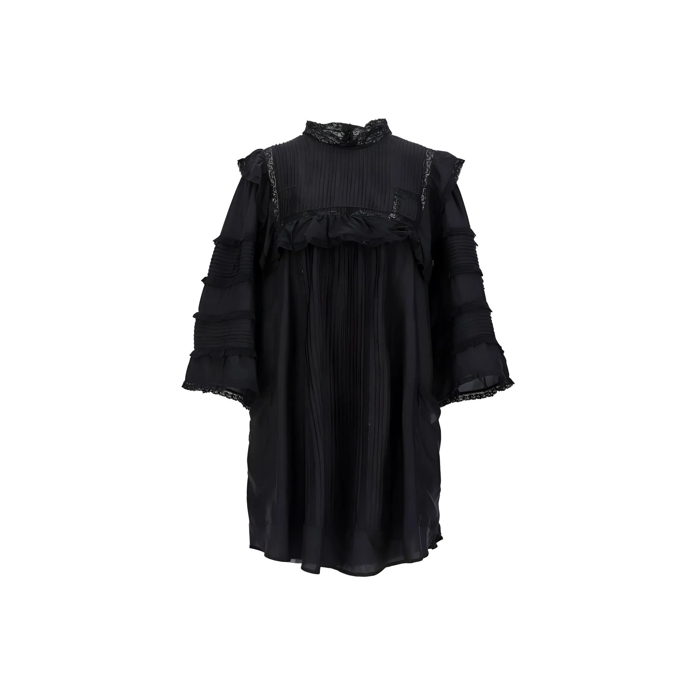 ISABEL MARANT Zakae Pintuck Silk Dress