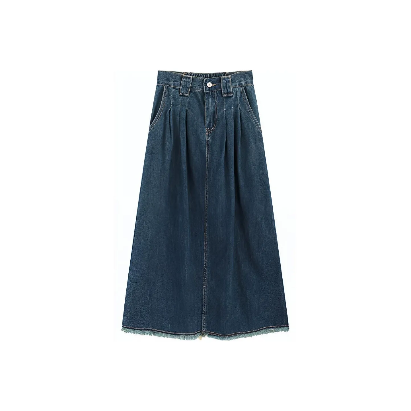 Garbege Синий Женские Джинсовые Длинные Юбки