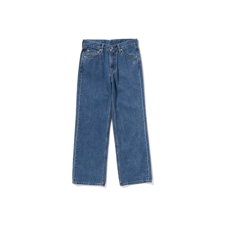 A BATHING APE SS25 Джинсы Женские Темно-синий