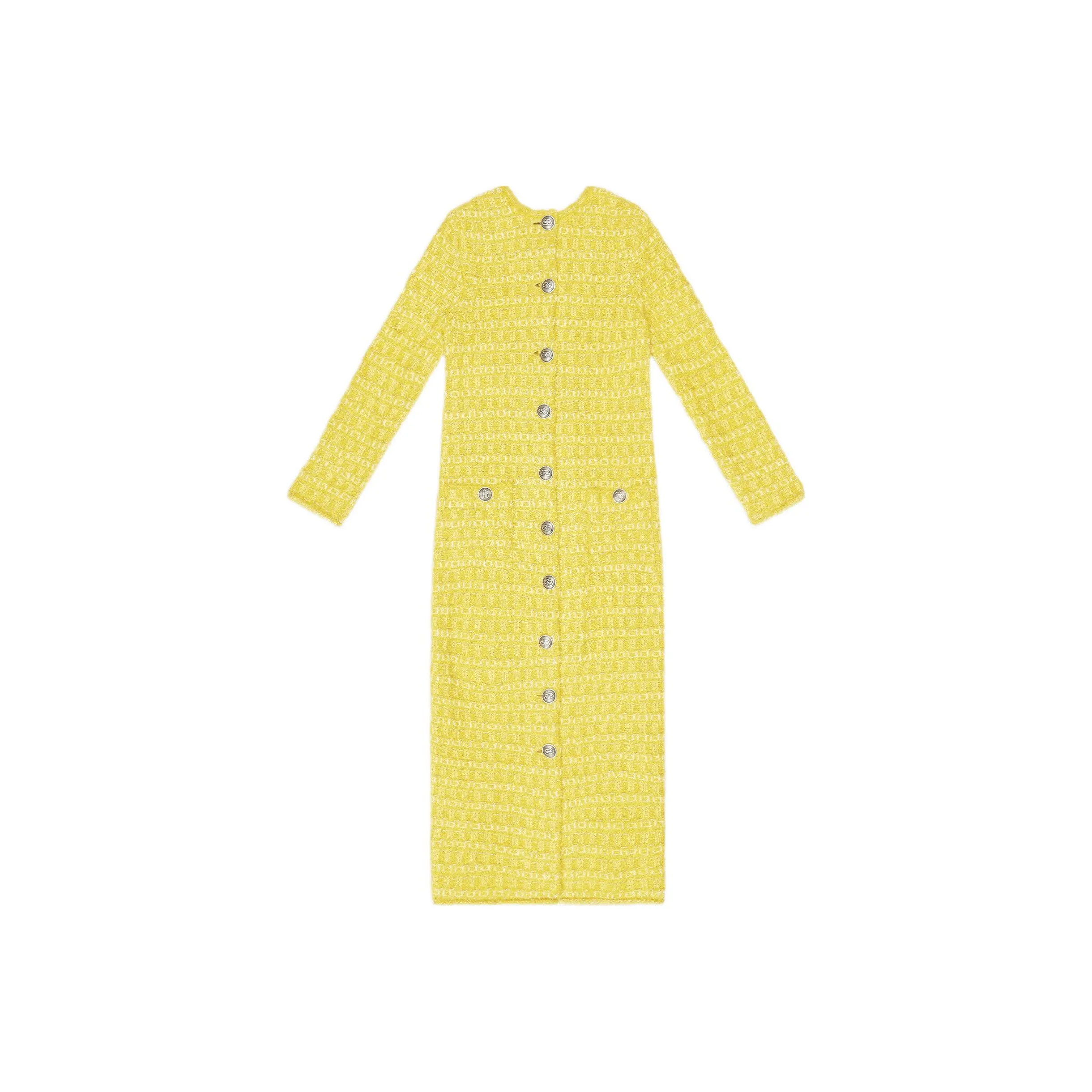 Balenciaga Tweed Midi Dress
