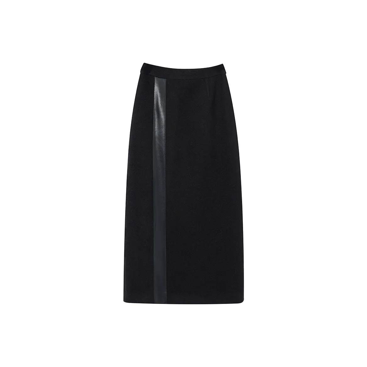 Ouyang Женские кожаные длинные юбки